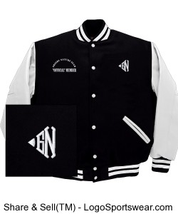 Greedy Nature Classic Letter Varsity Jacket "Black" Design Zoom
